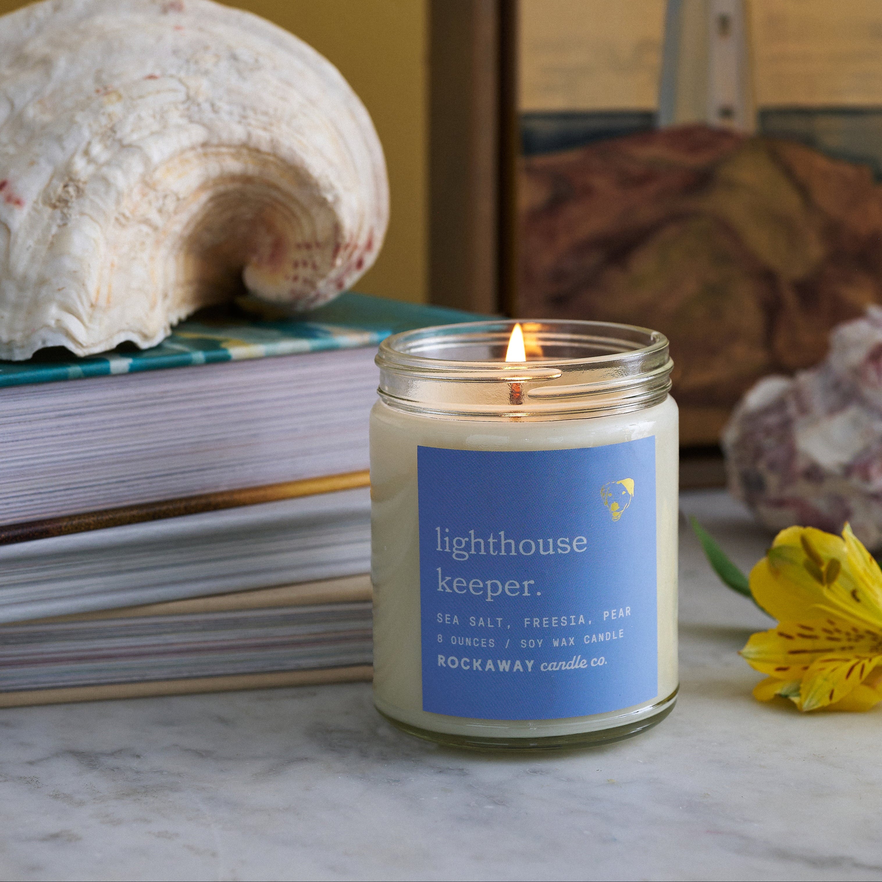 Lighthouse Keeper 8oz Candle – Rockaway Candle Co