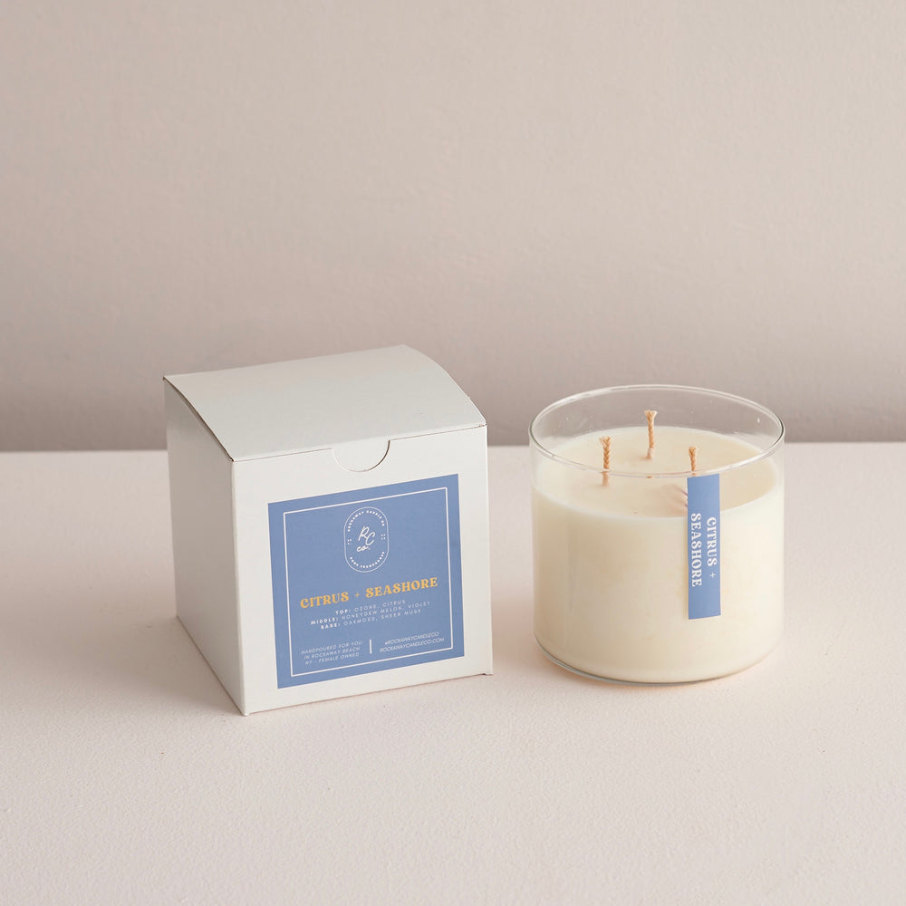 Citrus + Seashore 16oz Soy Candle