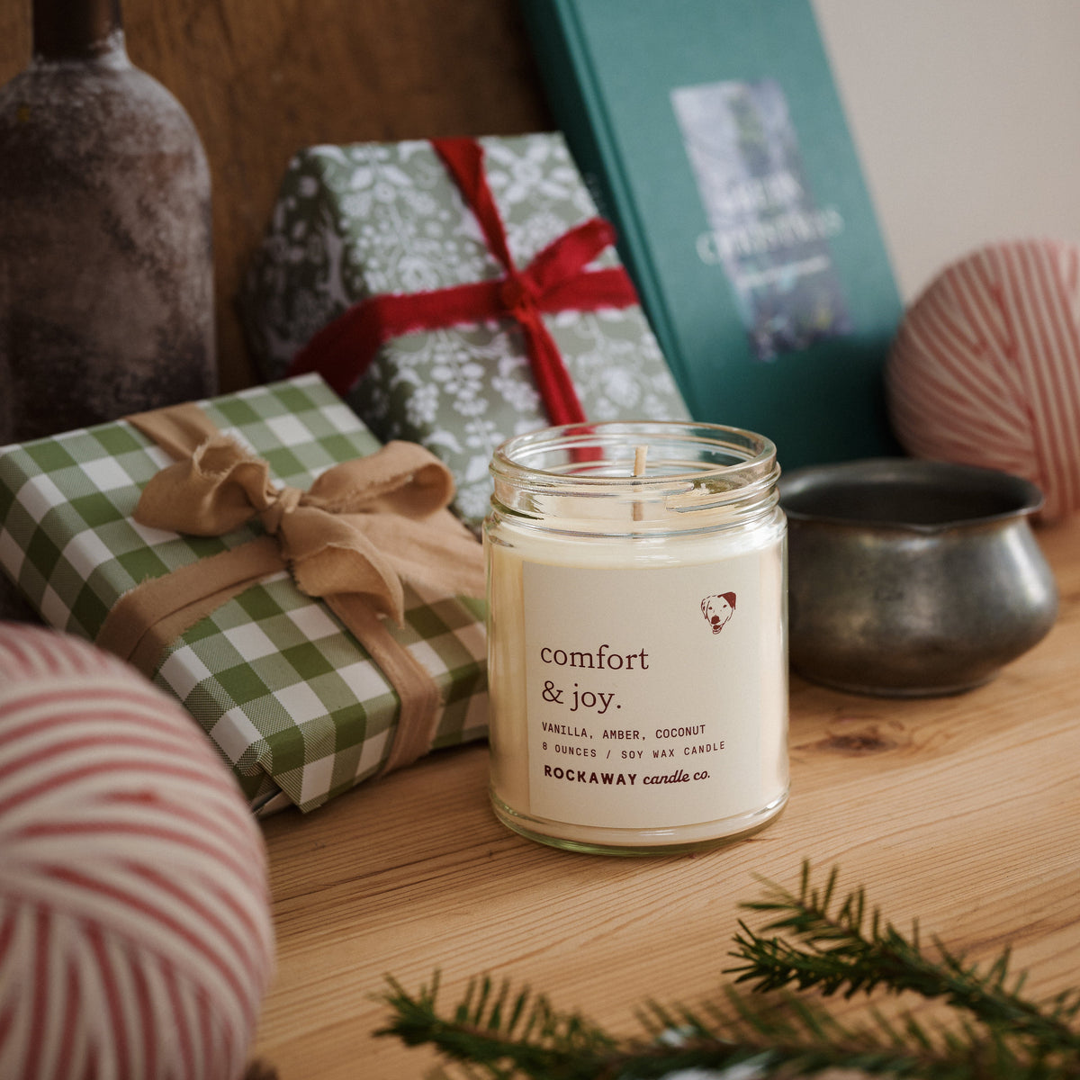 Comfort & Joy 8oz Candle – Rockaway Candle Co