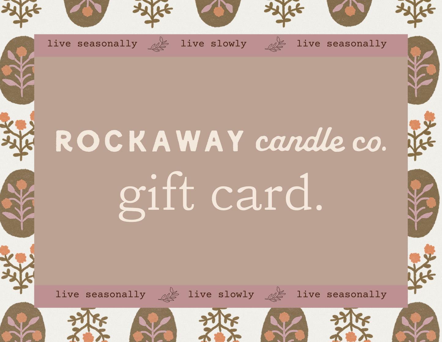 Rockaway Candle Co Gift Card