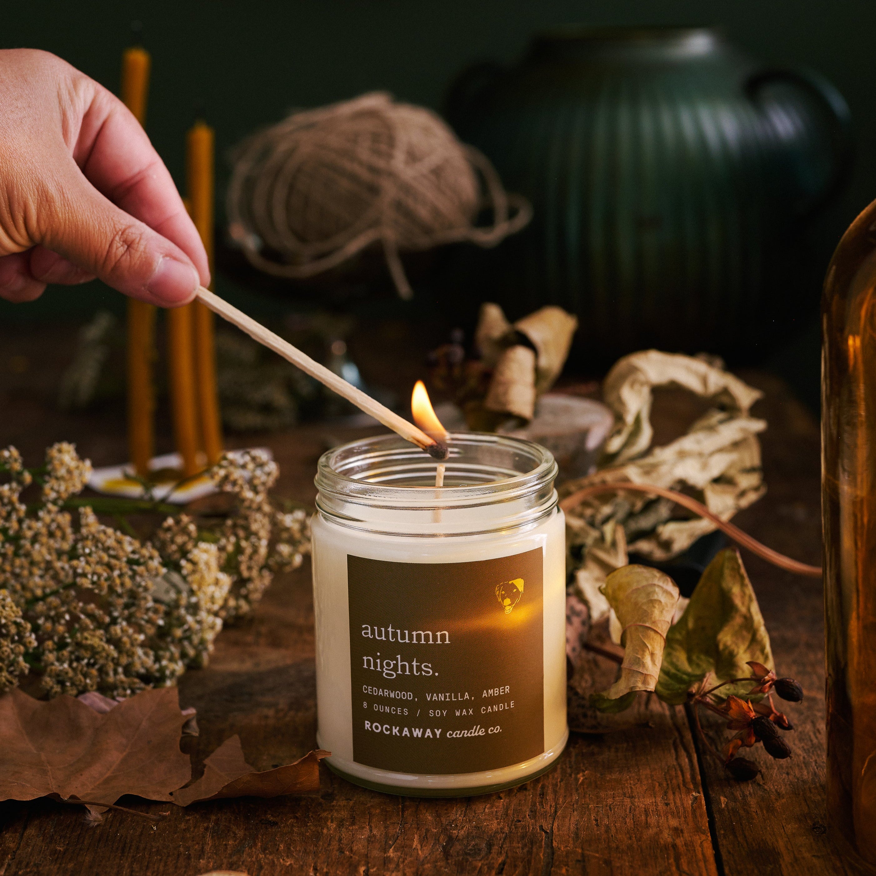 Autumn Nights 8oz Candle – Rockaway Candle Co