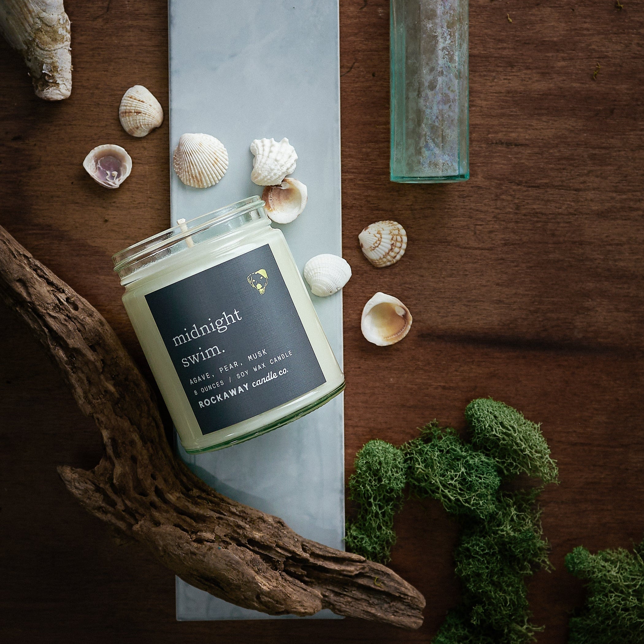 Midnight Swim 8oz Candle – Rockaway Candle Co