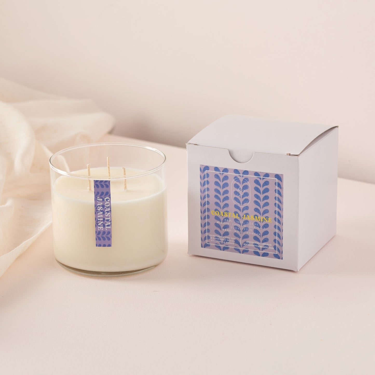 Coastal Jasmine 16oz Candle image 0