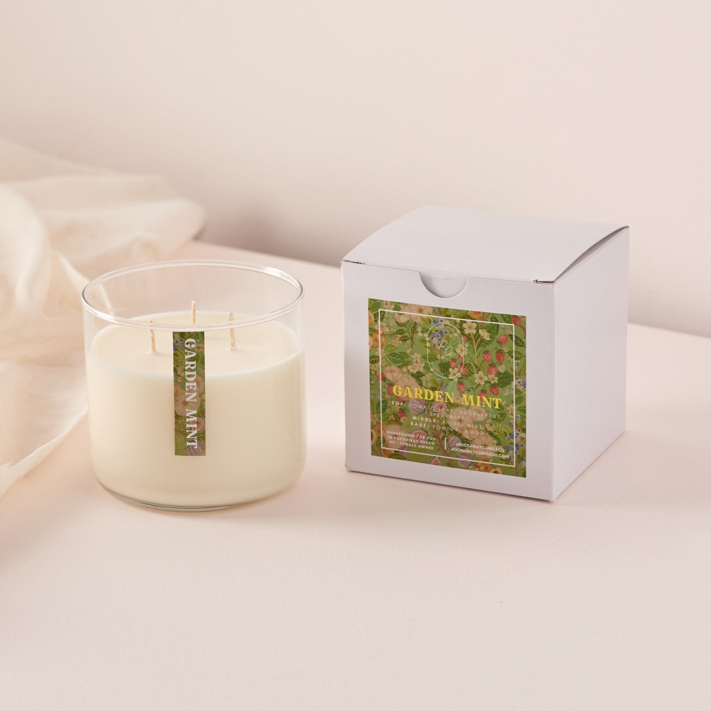 Garden Mint 16oz Candle image 0